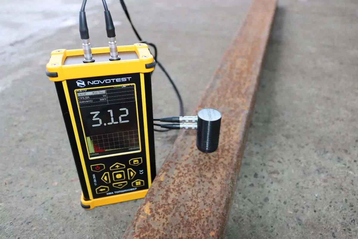 NOVOTEST UT-3M-EMA EMAT Thickness Gauge – image 5