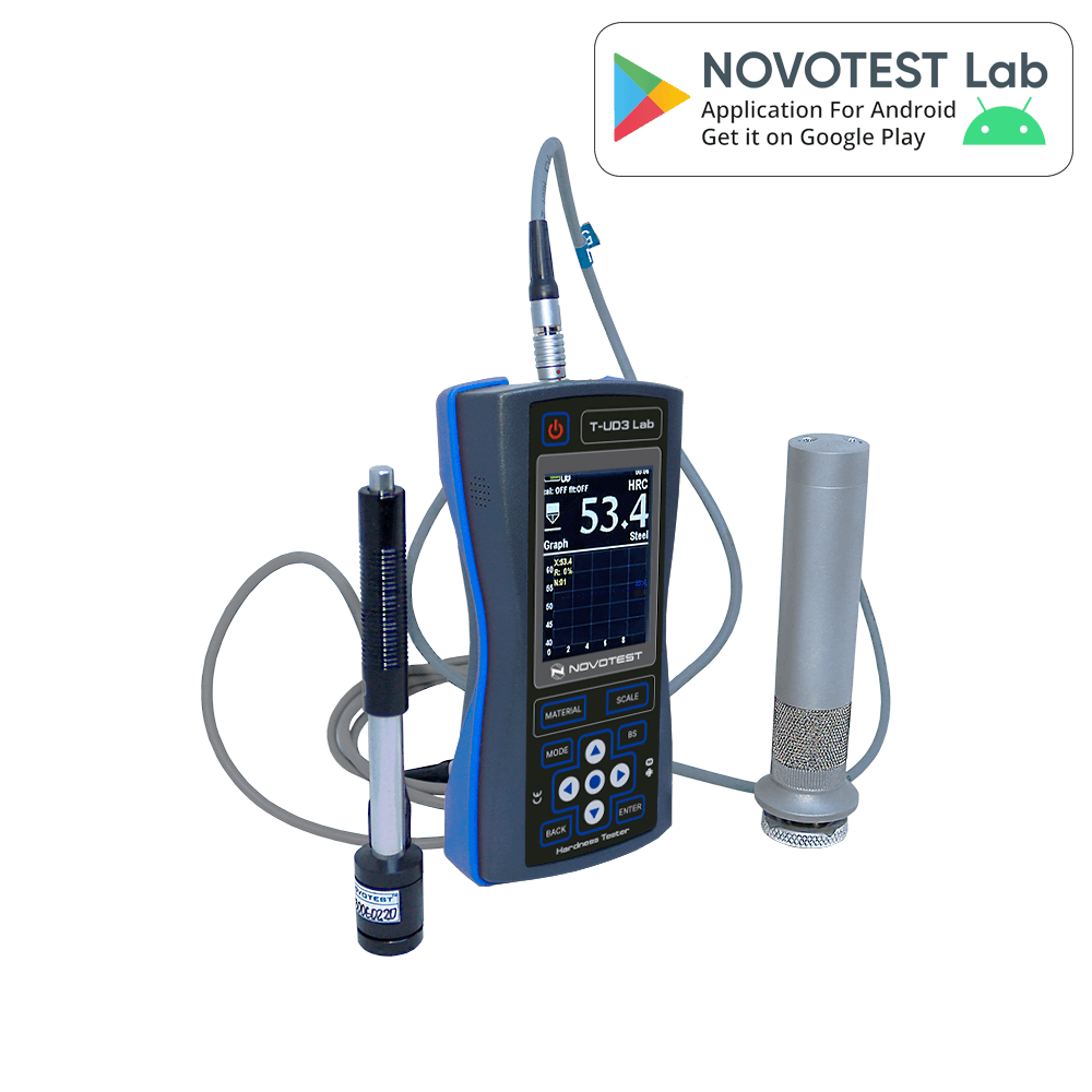 NOVOTEST T-UD3 Combined Hardness Tester (UCI + Leeb)